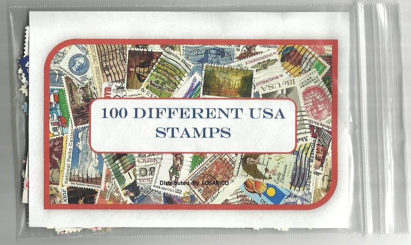 100 Exciting United States Stamps in Fine Used Condition. Includes Commemoratives and Large Pictorials only. Absolutely no duplicates.