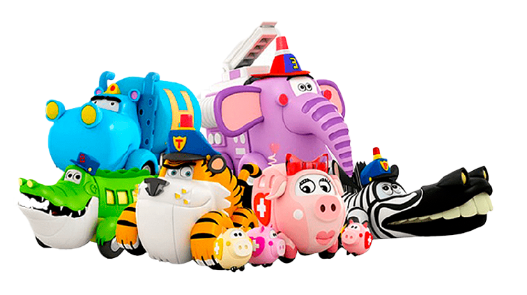 Juego de peluches varios